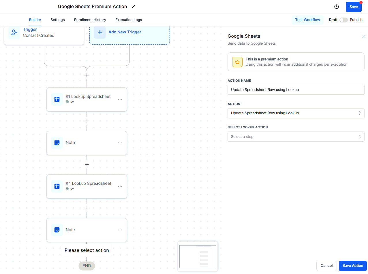 How To Use The Google Sheets Premium Workflow Action – figure 22