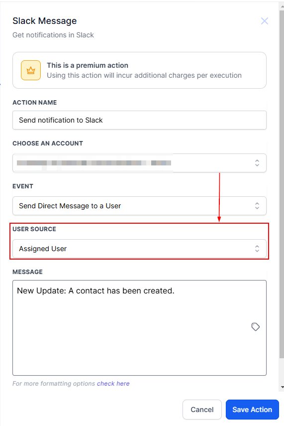 How To Use The Workflow Slack Premium Action – figure 3