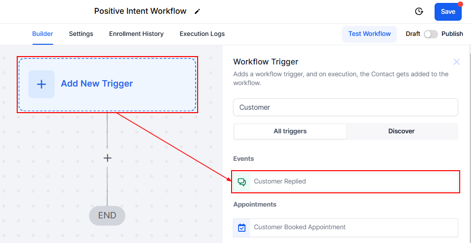 How to Utilize Positive Intent Triggers in Your Workflows – figure 1