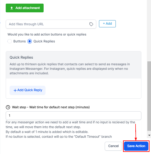 Instagram Interactive Messenger Action – figure 9