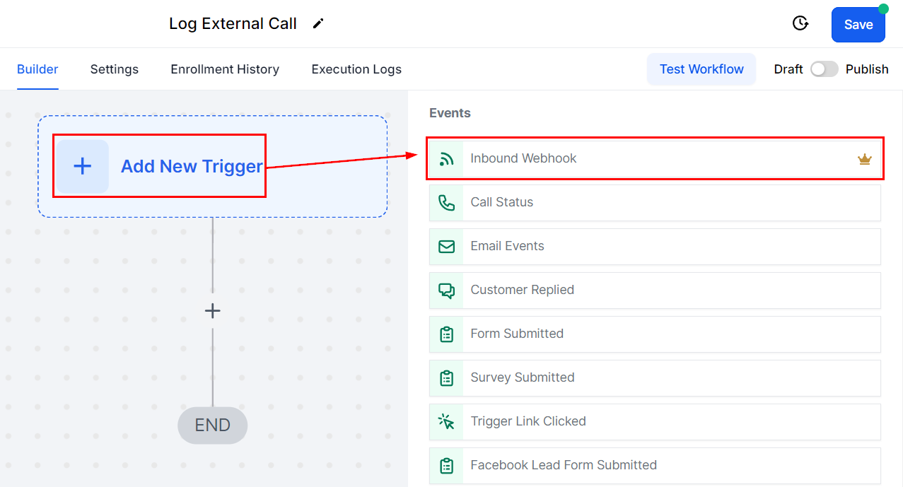 Log External Call Action – figure 2