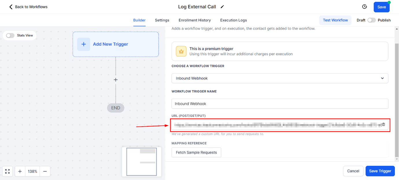 Log External Call Action – figure 3