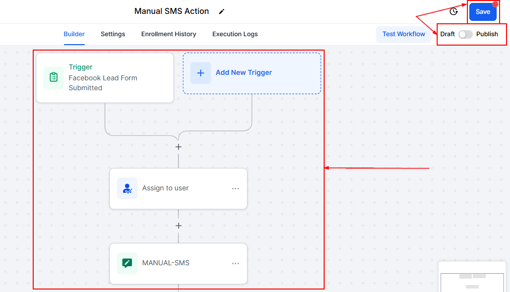 Manual Action To SMS – figure 10