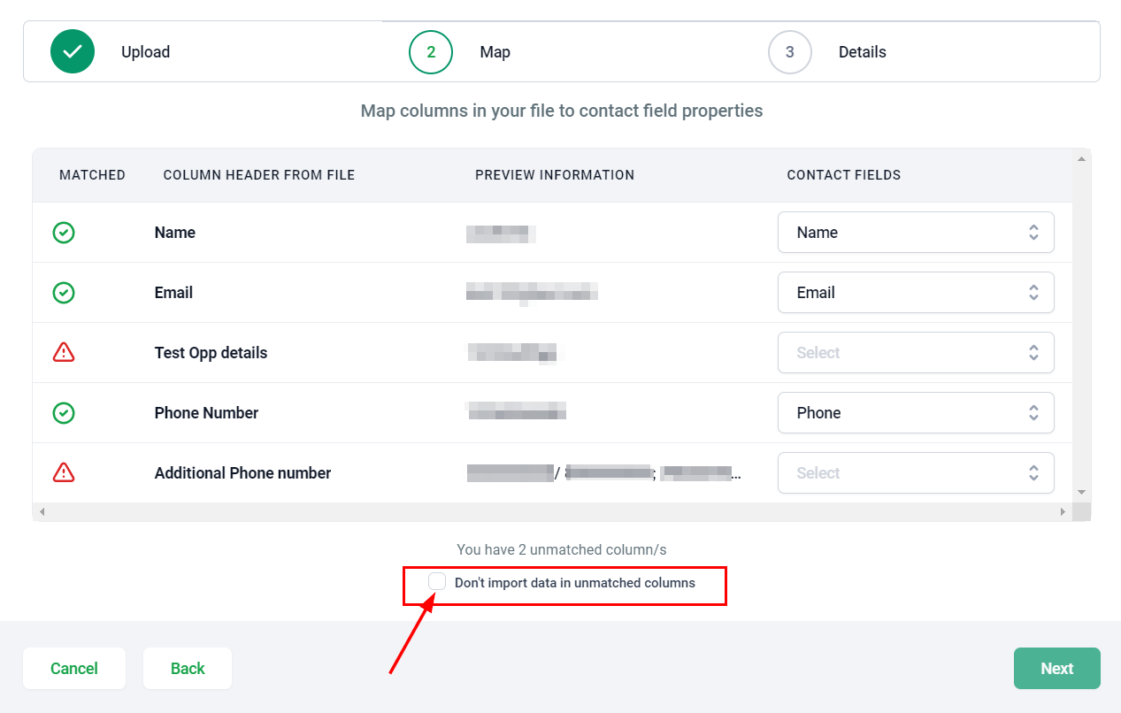 Manually Importing Facebook Leads Into a Workflow – figure 4