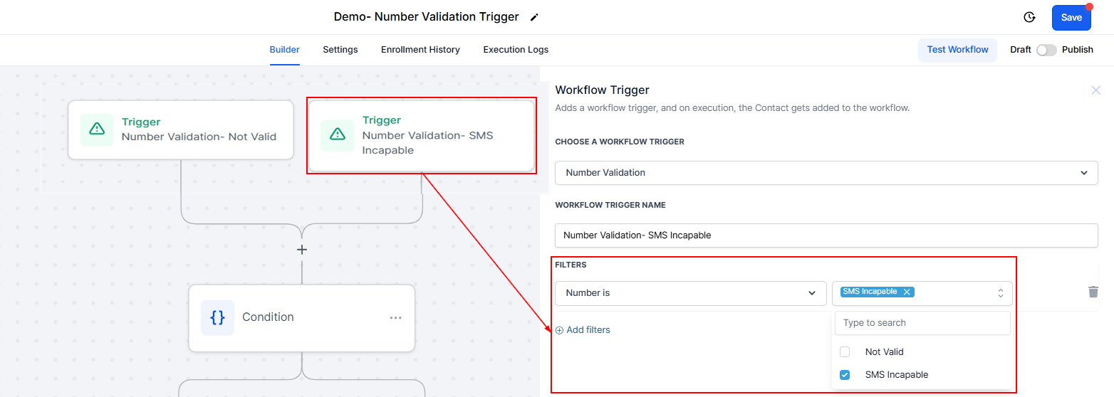 Number Validation Trigger – figure 4