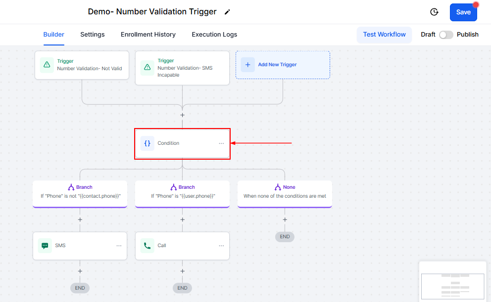 Number Validation Trigger – figure 5