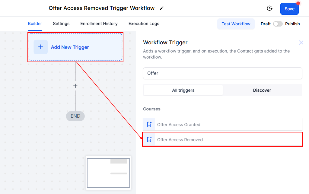 Offer Access Removed Trigger – figure 1