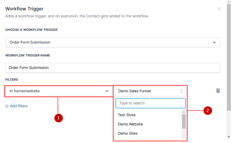 Order Form Submission Trigger – figure 3