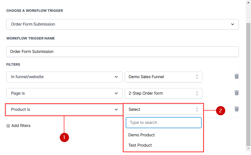 Order Form Submission Trigger – figure 5