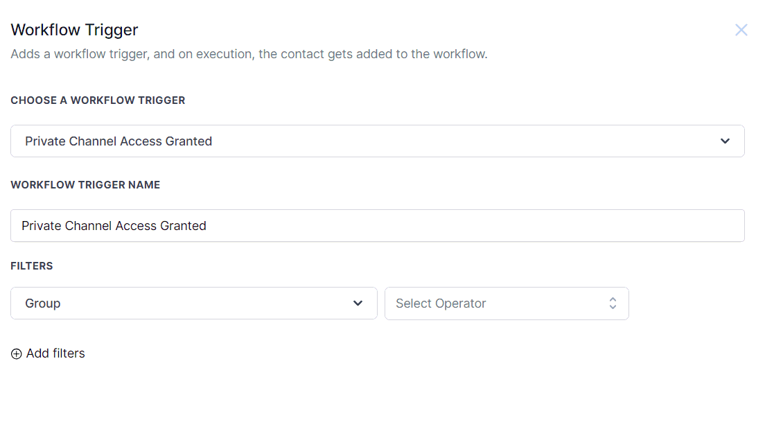 Private Channel Access Granted Trigger – figure 5