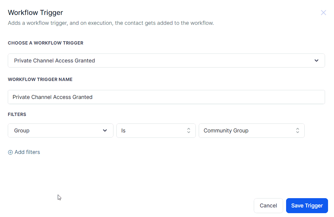 Private Channel Access Granted Trigger – figure 6