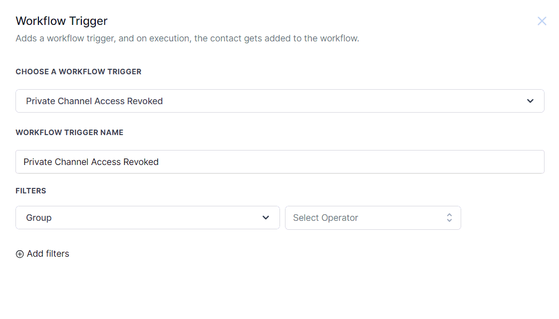Private Channel Access Revoked Trigger – figure 5