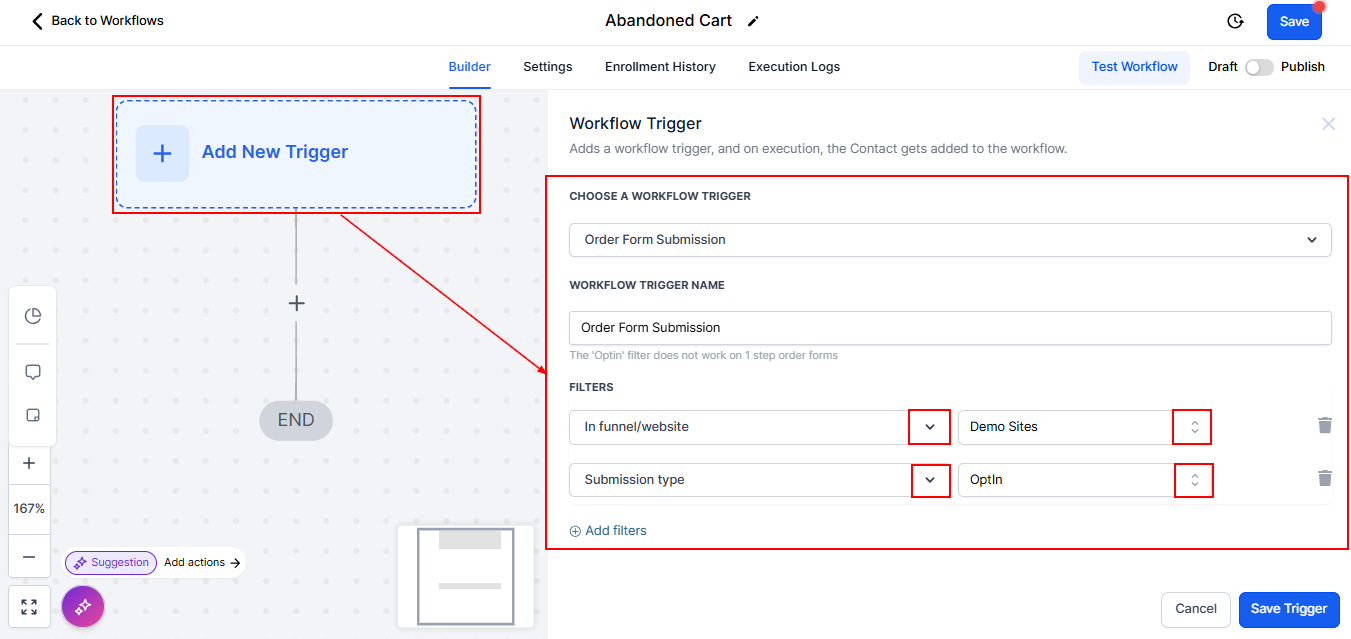 Recovering Lost Sales with an Abandoned Cart Automation – figure 2