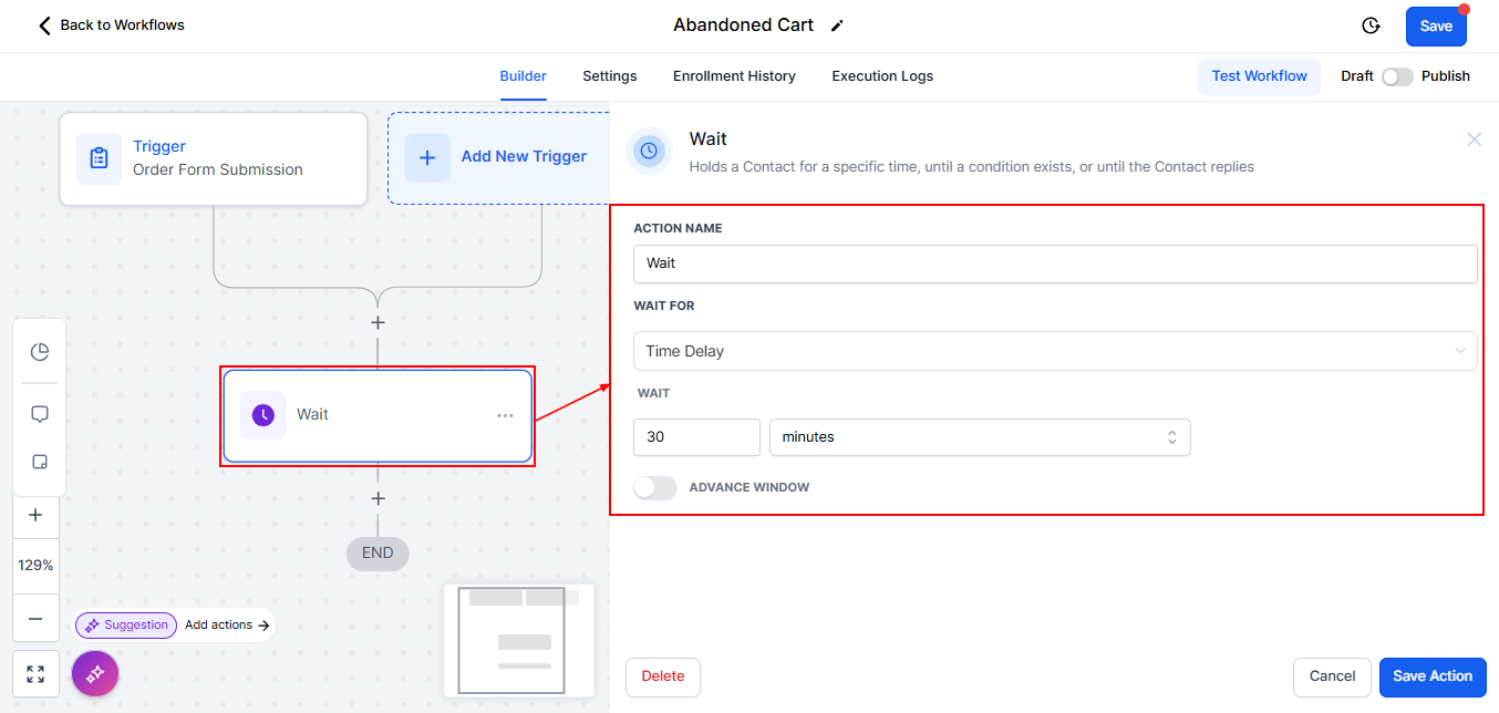 Recovering Lost Sales with an Abandoned Cart Automation – figure 3