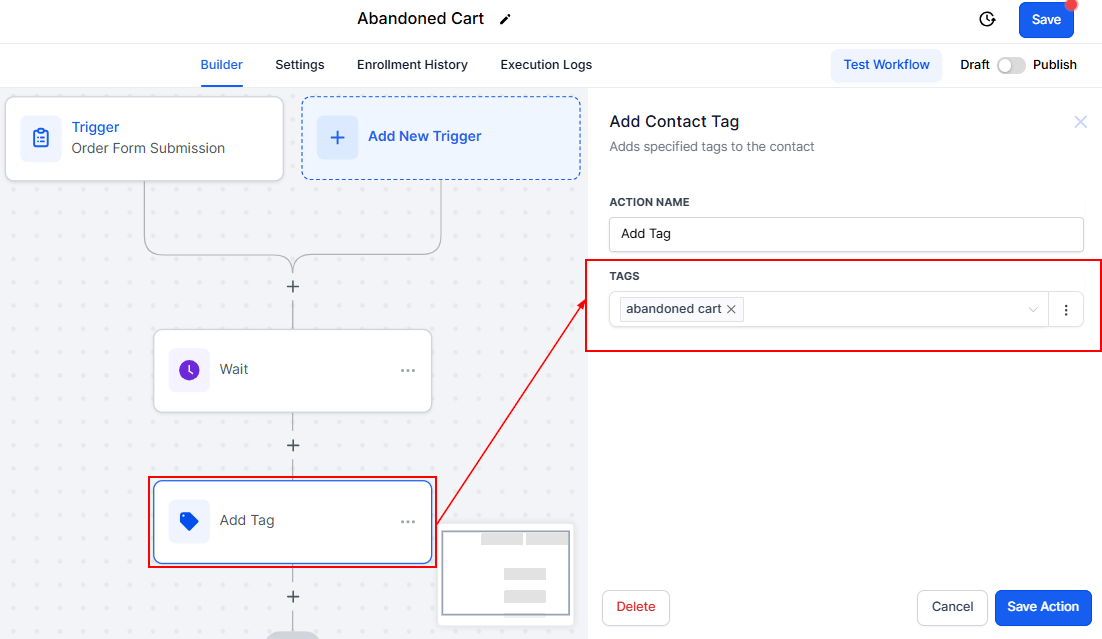 Recovering Lost Sales with an Abandoned Cart Automation – figure 4