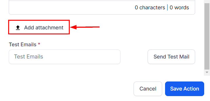 Send Internal Notification Action – figure 9