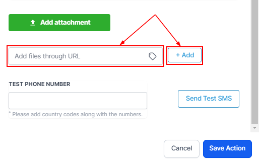 Send SMS Action – figure 6