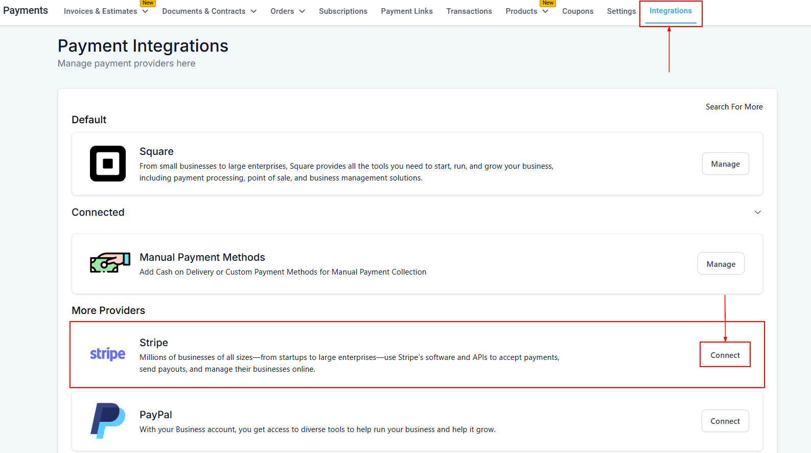Setting Up Automated Payments Through Stripe Integration – figure 1