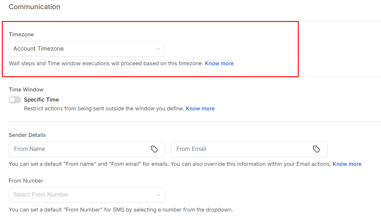 Settings in Workflow Builder – figure 6