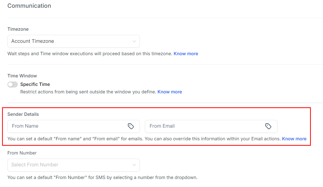 Settings in Workflow Builder – figure 8