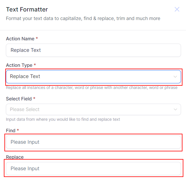 Text Formatter Action – figure 4