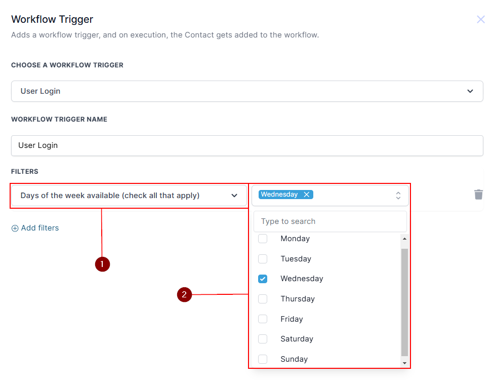 User Login Trigger – figure 4