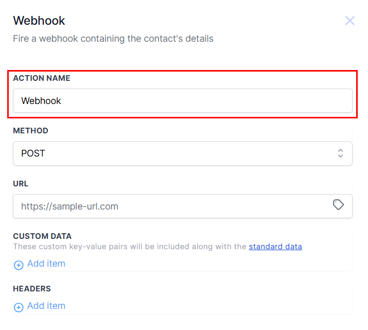 Webhook Action – figure 3