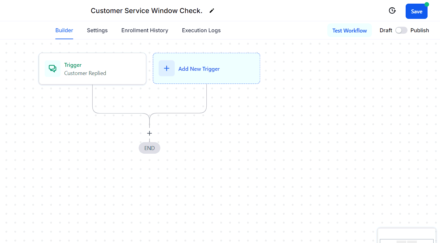WhatsApp Customer Service Window Check Action – figure 3