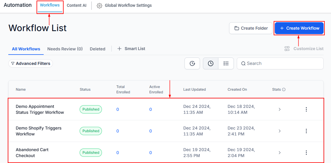 WhatsApp Delivery Status in Workflows – figure 1