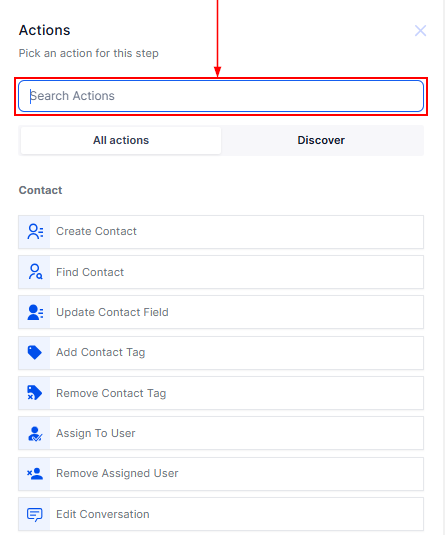 Workflow Actions – figure 2