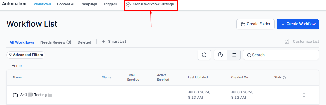 Workflow Settings – figure 1
