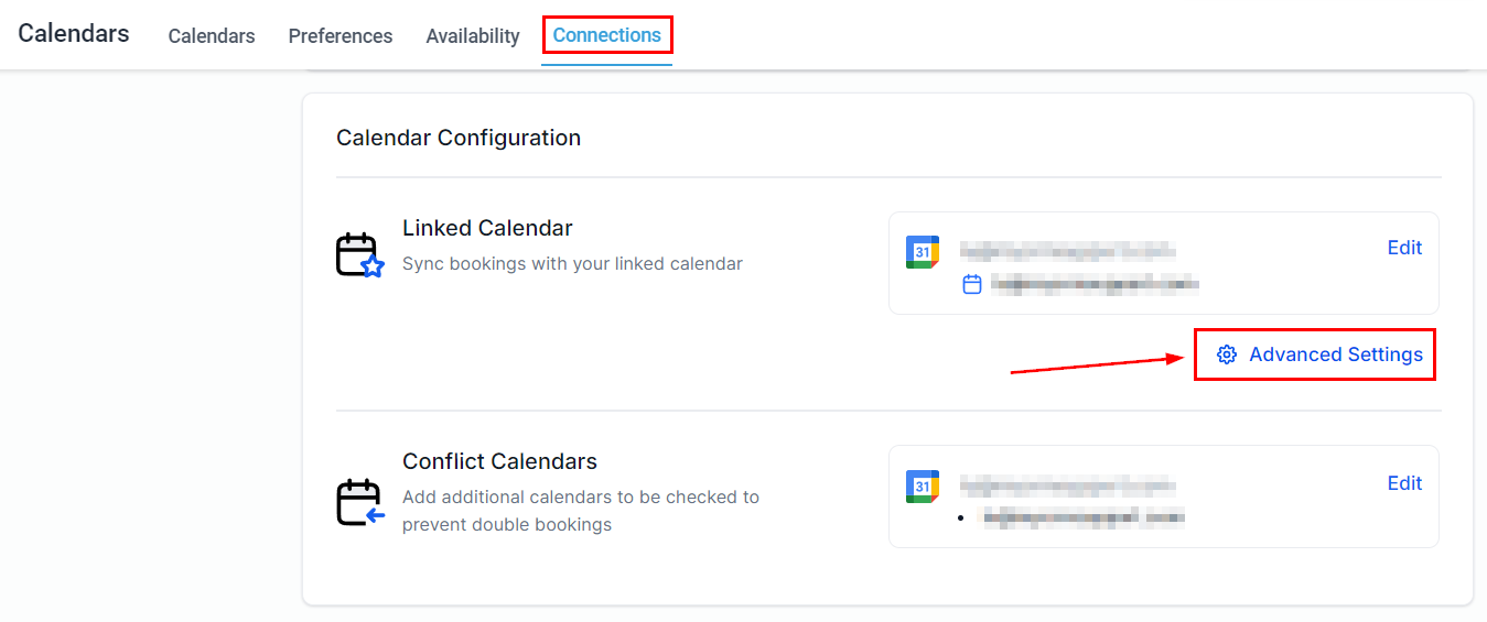 Calendar Sync Options – figure 1
