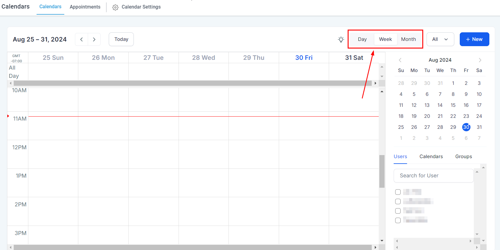 Calendars Overview – figure 2