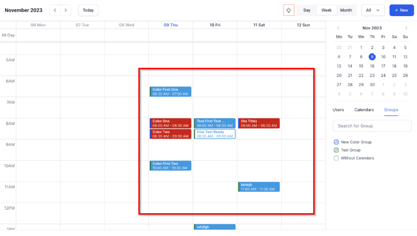 Calendars Overview – figure 11