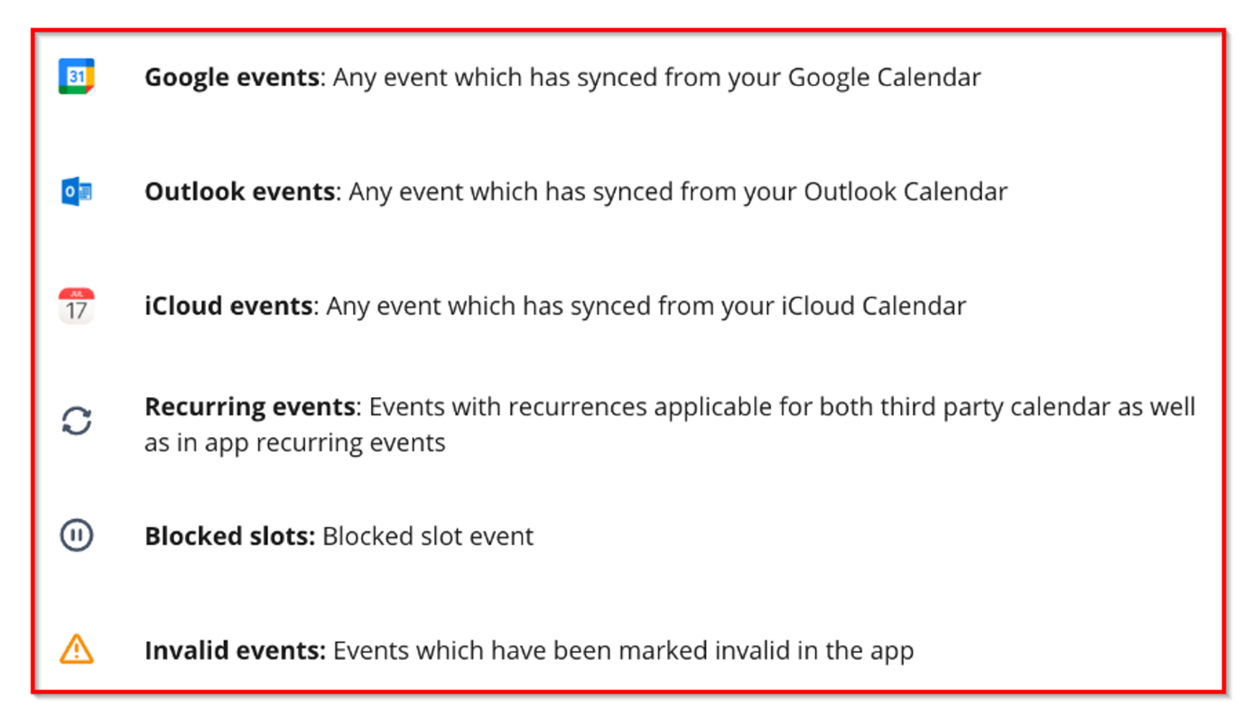 Calendars Overview – figure 12