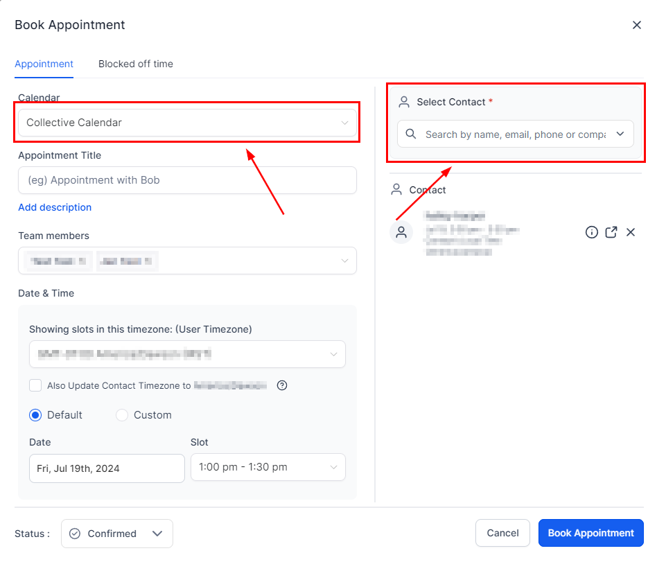 Collective Booking Dynamic Team Assignment – figure 2