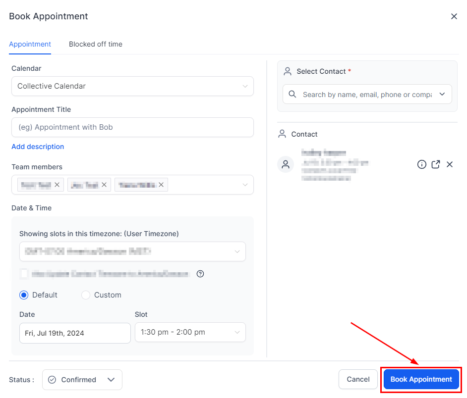 Collective Booking Dynamic Team Assignment – figure 6