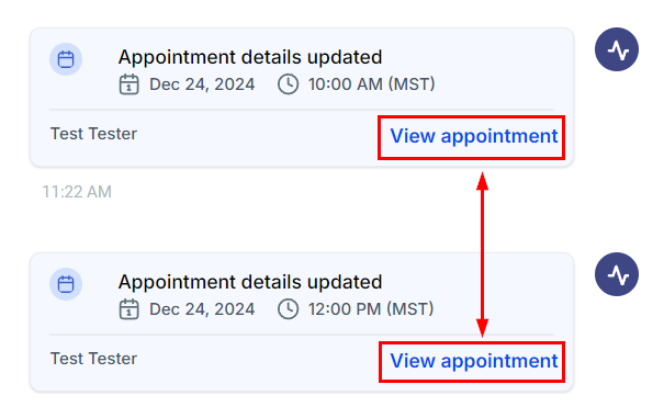 Find Appointments within a Contact – figure 5