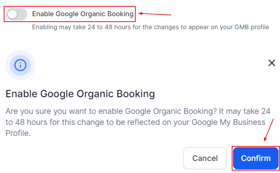 Google Organic Booking – figure 3