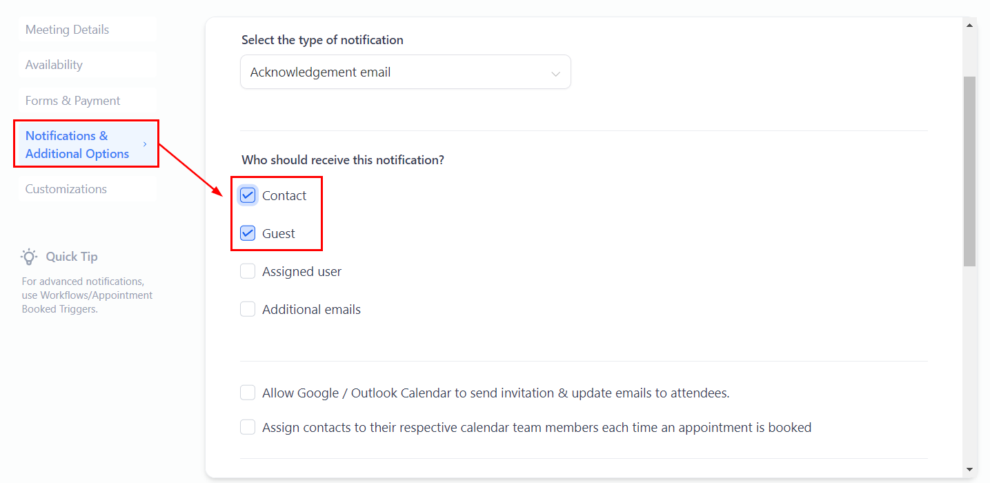 How to Add Guests to an Appointment – figure 5