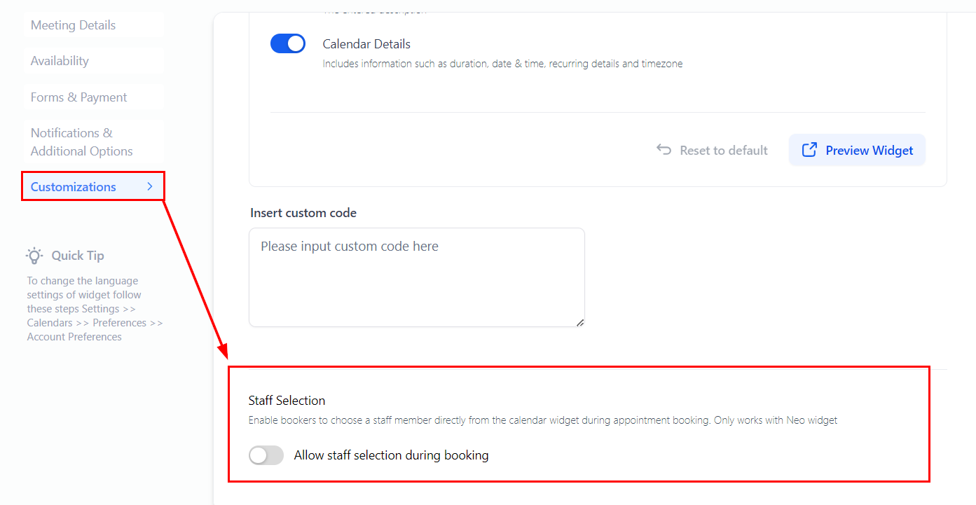 How to Configure Staff Member Selection in Round Robin Calendars – figure 6