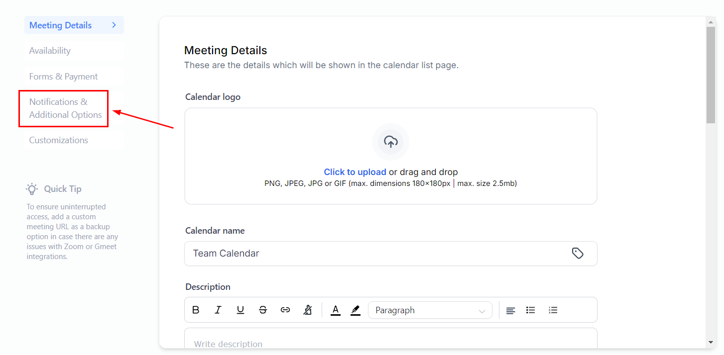 How To Configure Your Appointment Notifications & Additional Options – figure 2