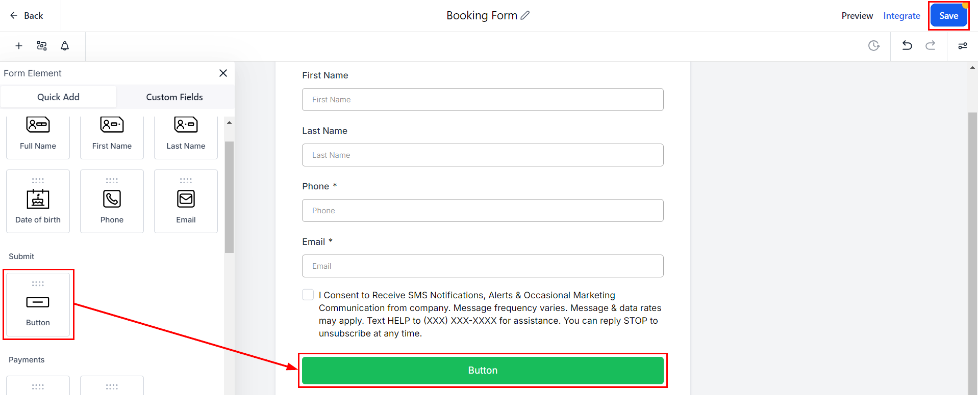 How to Connect a Custom Form to Your Calendar – figure 7