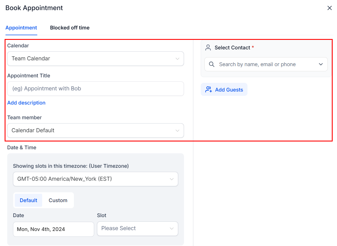 How to Create and Edit a Recurring Appointment – figure 2