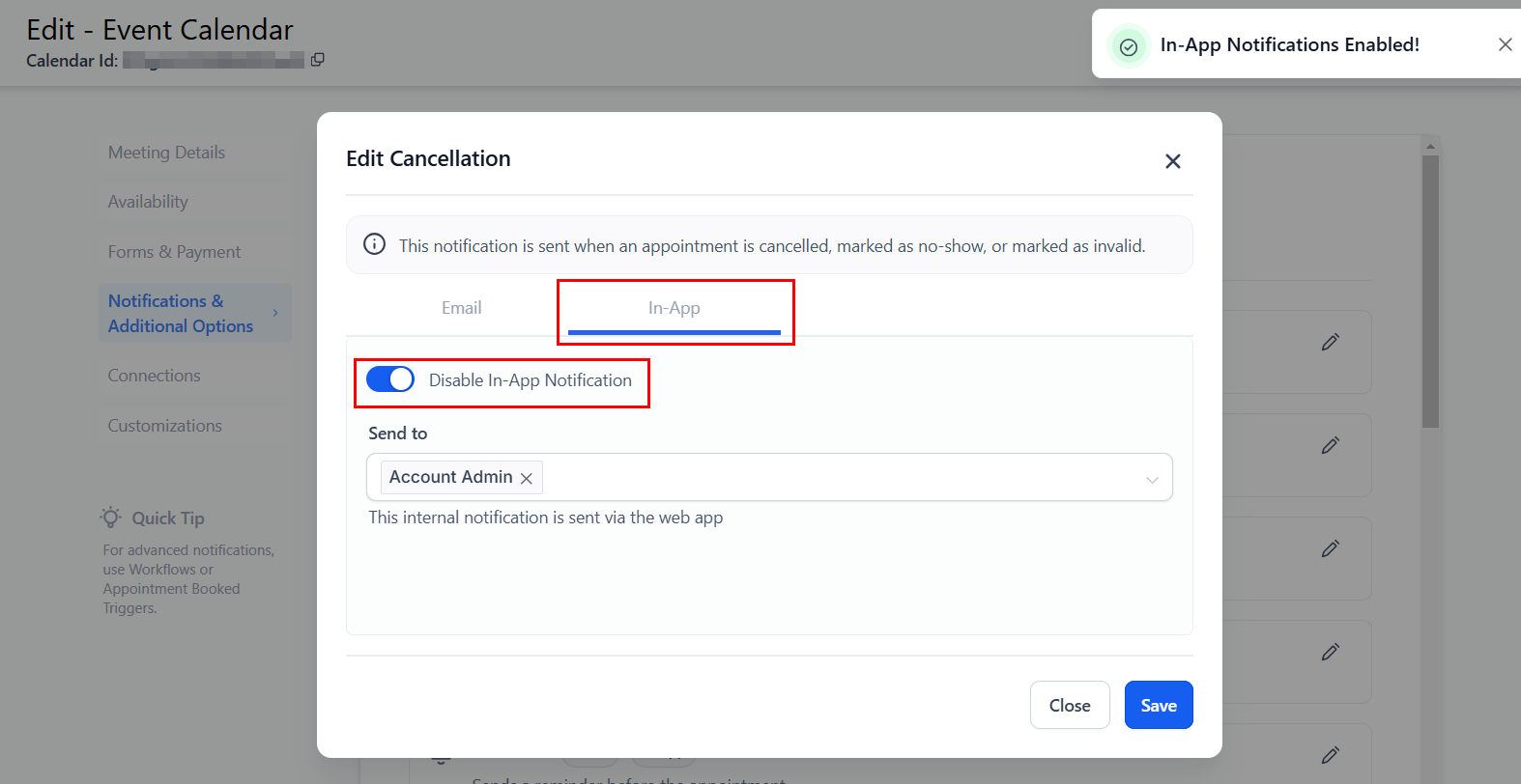 How to Customize Calendar Notifications – figure 8