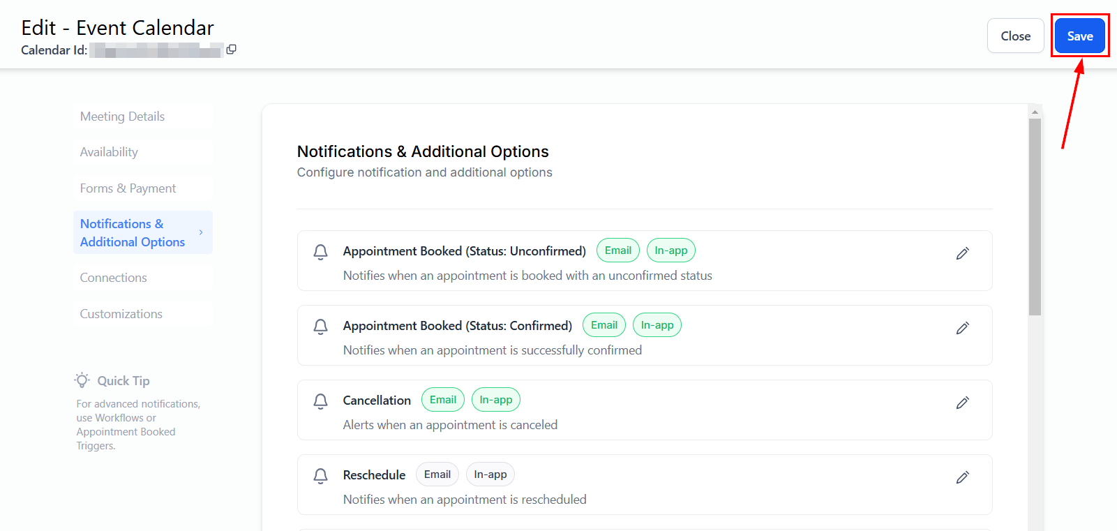 How to Customize Calendar Notifications – figure 11