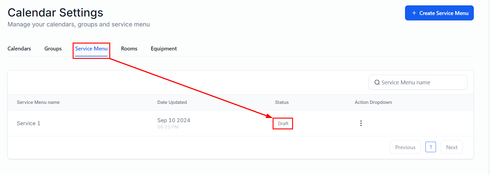 How to Disable a Service Menu – figure 4
