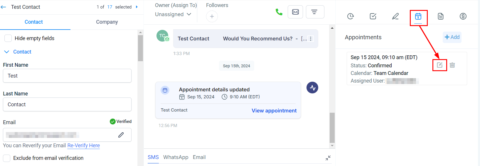 How To Edit An Appointment – figure 2