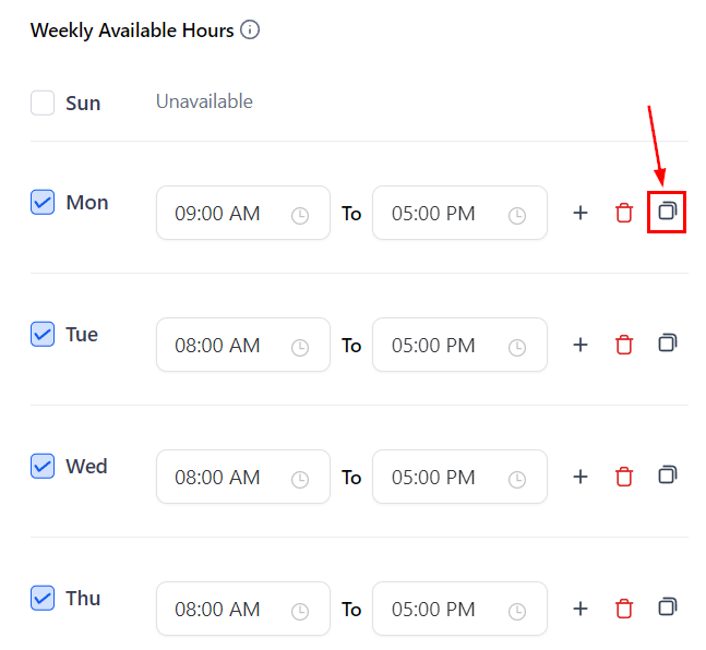 How To EditUpdate The Calendar Availability & Slot Settings – figure 6