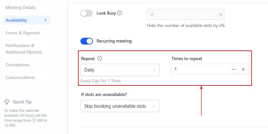 How to Set Up Recurring Appointments – figure 4